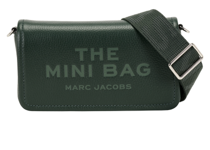 The Mini Bag, &pound;130, Handbags, Green, Leather, Front view
